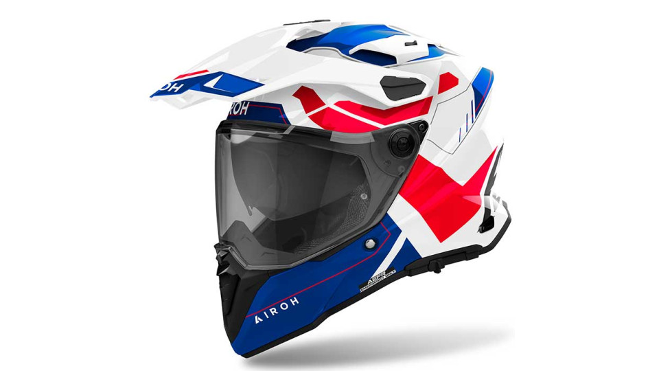 Airoh Commander 2 Reveal Blue Red