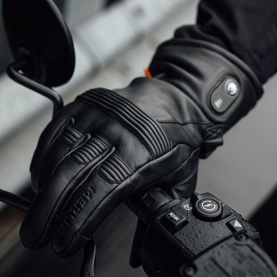 Merlin Minworth II Heated Glove Black £199.95 Mens Motorcycle Gloves - SKU MWG048/BLK/SML from RaceLeathers Motorcycle Clothing