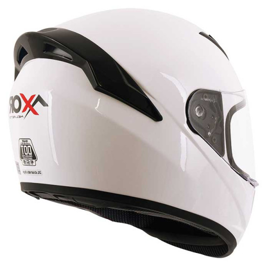 Axor Rage Gloss White £59.99 Full Face Helmets - SKU AXR038S from RaceLeathers Motorcycle Clothing