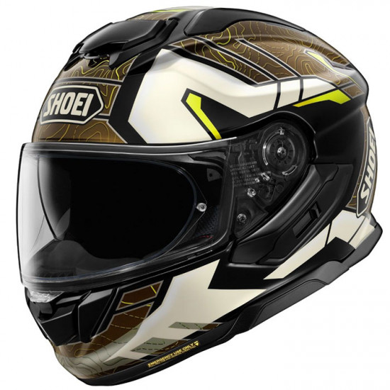 Shoei GT Air 3 Hike TC-11 White Fluo Earth Helmet £649.99 Full Face Helmets - SKU 0862487 from RaceLeathers Motorcycle Clothing