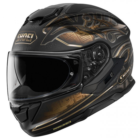 Shoei GT Air 3 Nile TC-9 Black Gold Helmet £649.99 Full Face Helmets - SKU 0862548 from RaceLeathers Motorcycle Clothing
