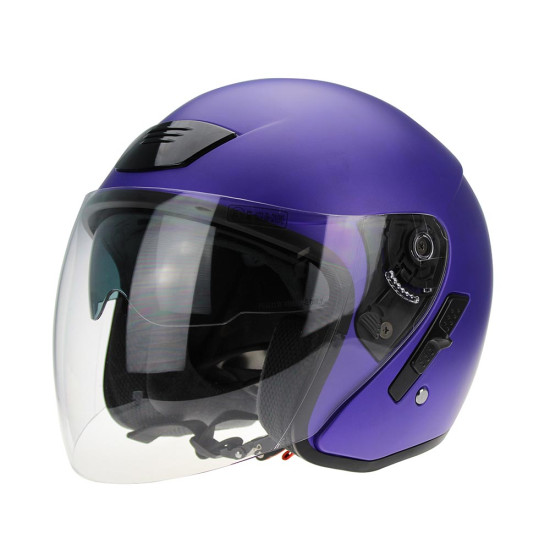 Viper RSV12 Autoroute Matt Purple Motorcycle Helmet £39.95 Open Face Helmets - SKU A023MattPurpleXS from RaceLeathers Motorcycle Clothing