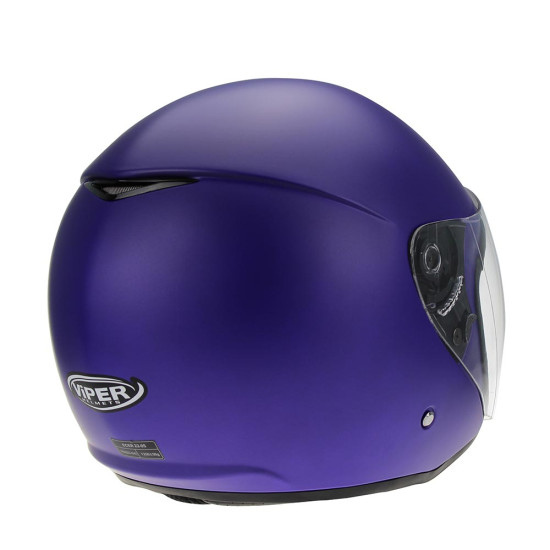 Viper RSV12 Autoroute Matt Purple Motorcycle Helmet £39.95 Open Face Helmets - SKU A023MattPurpleXS from RaceLeathers Motorcycle Clothing