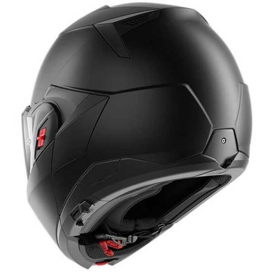 Shark OXO Dark Shadow Matt Black £332.49 Flip Front Motorcycle Helmets - SKU 235/HE8703E/KMA1 from RaceLeathers Motorcycle Clothing