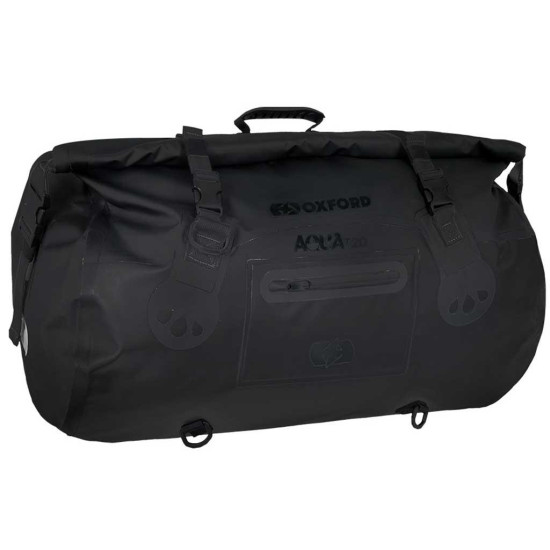 Oxford Aqua Waterproof T-20 Roll Bag- Black 
