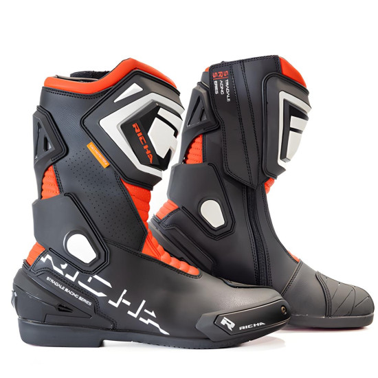 Richa Stradale Boot Black Red