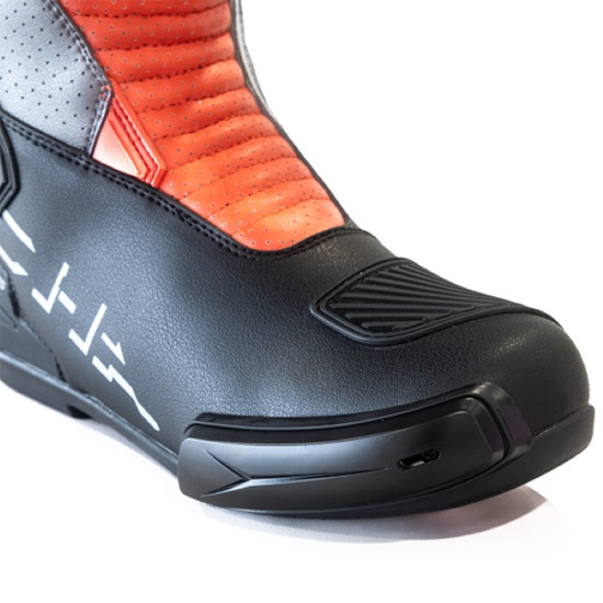 Richa Stradale Boot Black Red £149.99 Mens Motorcycle Touring Boots - SKU 084/STRAD/BR/39 from RaceLeathers Motorcycle Clothing