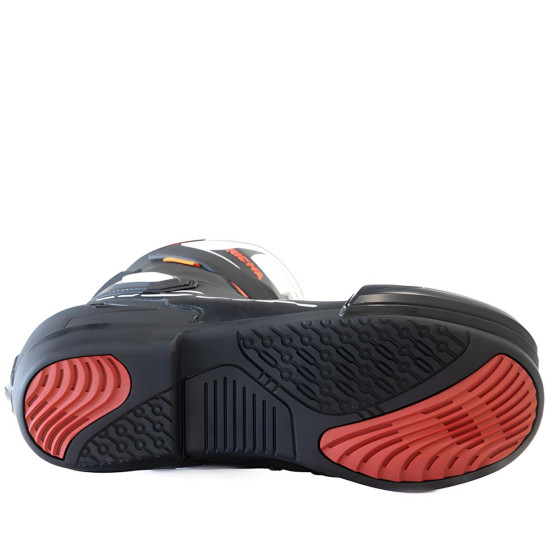 Richa Stradale Boot Black Red £149.99 Mens Motorcycle Touring Boots - SKU 084/STRAD/BR/39 from RaceLeathers Motorcycle Clothing