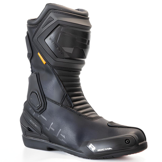 Richa Stradale WP Waterproof Boot Black £159.99 Mens Motorcycle Touring Boots - SKU 084/STRADW/BK/39 from RaceLeathers Motorcycle Clothing