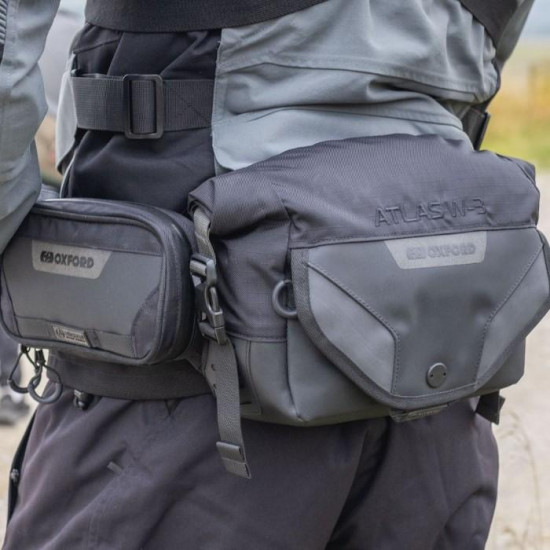 Oxford Atlas W-3 Advanced Waist with Beltpack Blac £99.99 Motorcycle Luggage - SKU OL1005 from RaceLeathers Motorcycle Clothing
