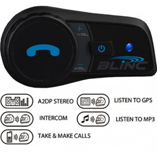 Vcan H276 Blinc Bluetooth Sonic FCW Helmet £219.99 Flip Front Motorcycle Helmets - SKU RLMWBHT007 from RaceLeathers Motorcycle Clothing