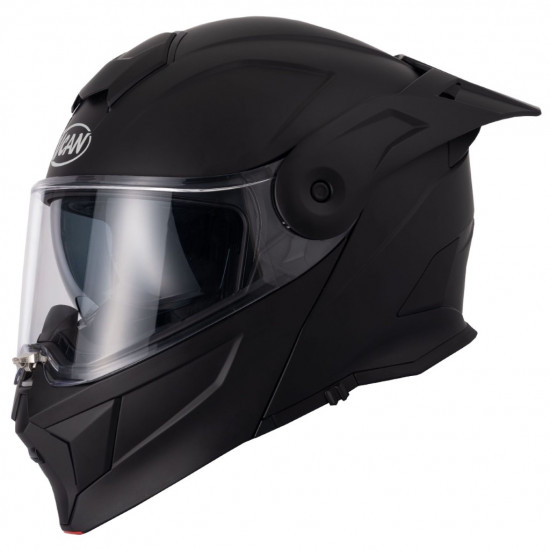Vcan H276 Matt Black Helmet £129.99 Flip Front Motorcycle Helmets - SKU RLMWTSS001 from RaceLeathers Motorcycle Clothing