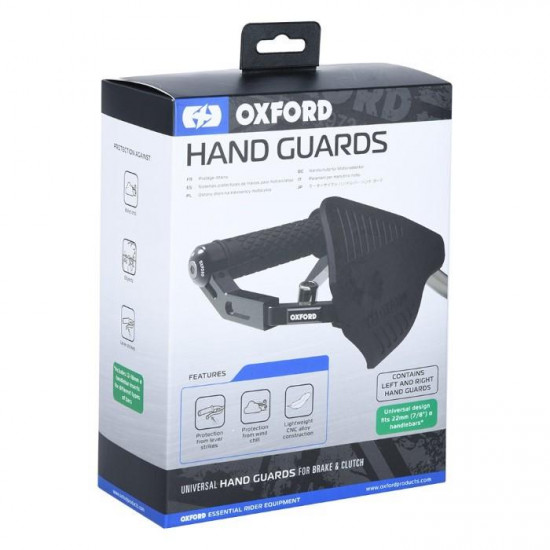 Oxford Premium Handguard & Aluminium Lever Guard £69.99 Road Bike Accessories - SKU OX705 from RaceLeathers Motorcycle Clothing