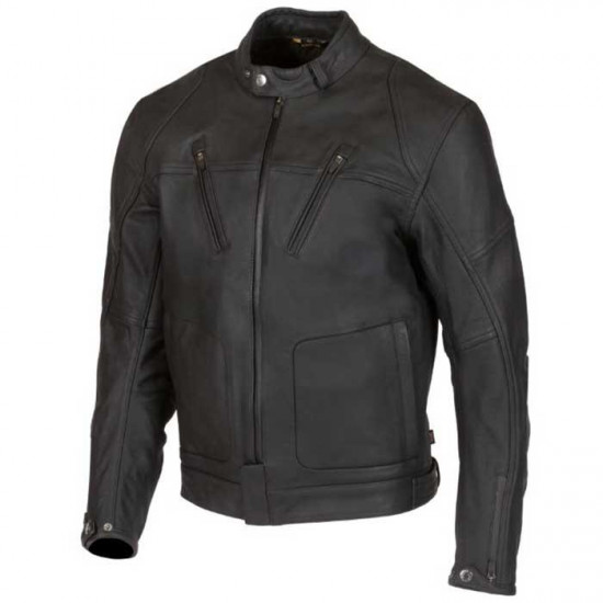 Merlin Gable II  Waterproof Leather Jacket Black £399.99 Mens Motorcycle Jackets - SKU MPL068/BLK/38 from RaceLeathers Motorcycle Clothing