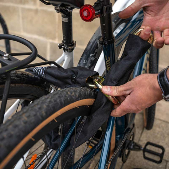 Hiplok Xl Chain & Sleeve £89.99 Security - SKU 350/XL1AB from RaceLeathers Motorcycle Clothing