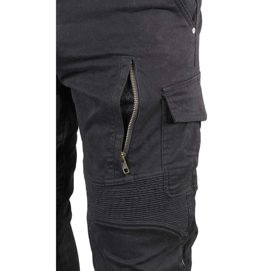 Weise Garrison Black Cargo Jeans £159.99 Motorcycle Jeans - SKU WJGAR1430 from RaceLeathers Motorcycle Clothing