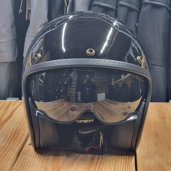 Viper RSV06 Plus Chequer 500 Open Face Helmet £69.99 Open Face Helmets - SKU RSV-06-Plus-Chequer-XS from RaceLeathers Motorcycle Clothing