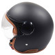 Axor Jet Matt Black Helmet With Brown Interior