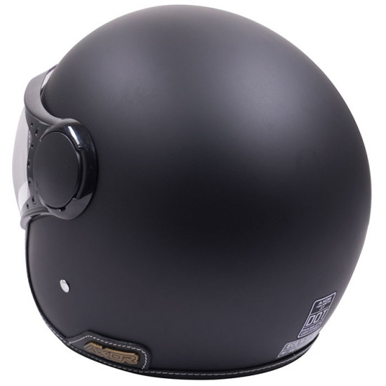 Axor Jet Matt Black Helmet With Black Interior £69.95 Open Face Helmets - SKU AXR045L from RaceLeathers Motorcycle Clothing