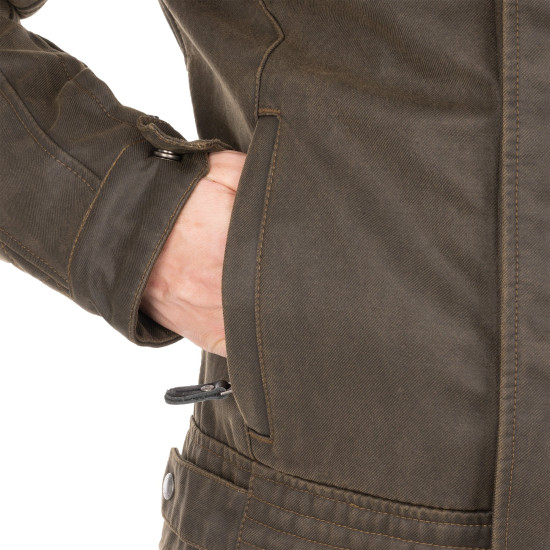 Oxford Hardy 2.0 Mens Khaki Jacket £249.99 Mens Motorcycle Jackets - SKU TM250402S from RaceLeathers Motorcycle Clothing