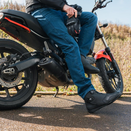 Oxford Helix Air Boot Black £129.99 Mens Motorcycle Touring Boots - SKU BM25010136 from RaceLeathers Motorcycle Clothing