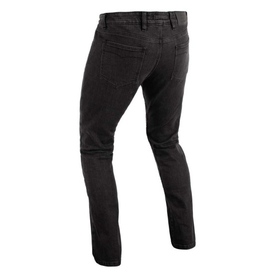 Oxford Super Jeans Slim Mens Black Regular Leg