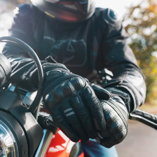 Oxford Omega 1.0 Air Mens Glove Stealth Black £49.99 Mens Motorcycle Gloves - SKU GM2531012XL from RaceLeathers Motorcycle Clothing