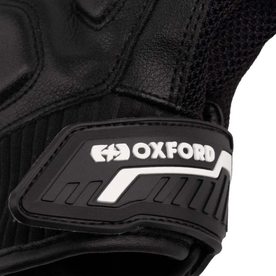 Oxford Omega 1.0 Air Mens Glove Black White £49.99 Mens Motorcycle Gloves - SKU GM2531022XL from RaceLeathers Motorcycle Clothing