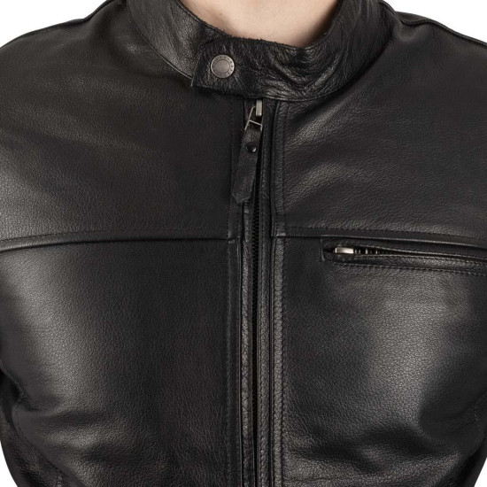 Oxford Walton 2.0 Mens Leather Jacket Black £219.99 Mens Motorcycle Jackets - SKU LM2501012XL from RaceLeathers Motorcycle Clothing