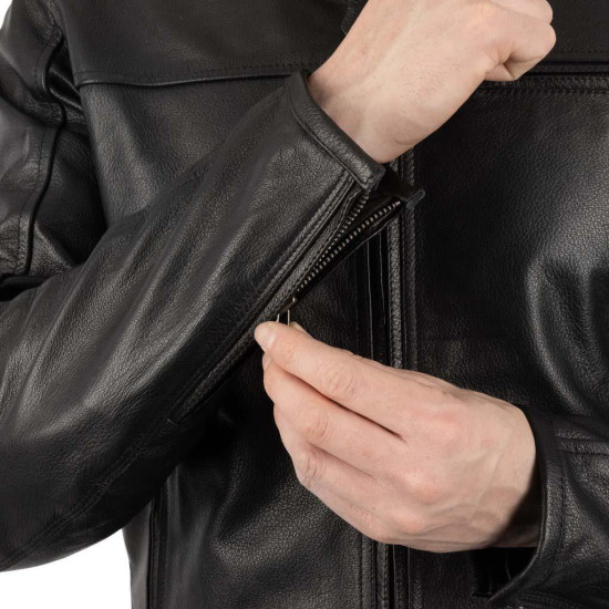 Oxford Walton 2.0 Mens Leather Jacket Black £219.99 Mens Motorcycle Jackets - SKU LM2501012XL from RaceLeathers Motorcycle Clothing