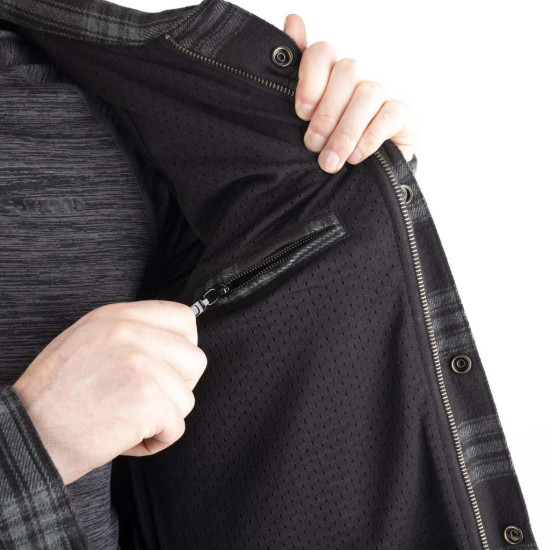 Oxford Kickback 3.0 Mens Riding Shirt Grey £139.99 Mens Motorcycle Jackets - SKU TM2501012XL from RaceLeathers Motorcycle Clothing