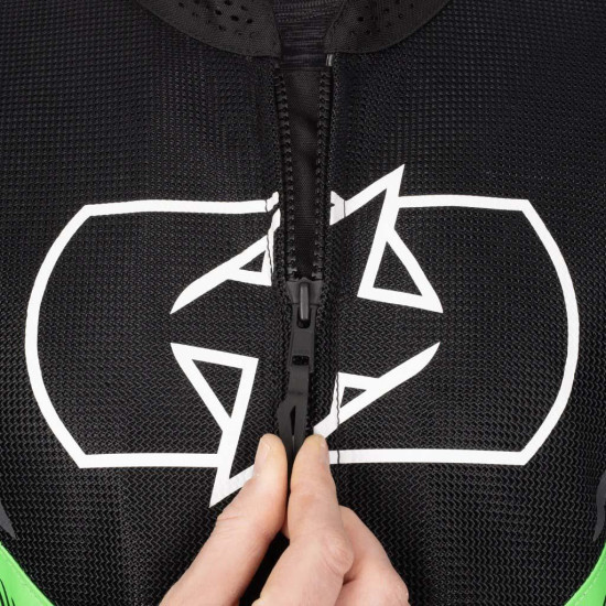 Oxford Omega 1.0 Air Mens Jacket Black Green £169.99 Mens Motorcycle Jackets - SKU TM2531032XL from RaceLeathers Motorcycle Clothing