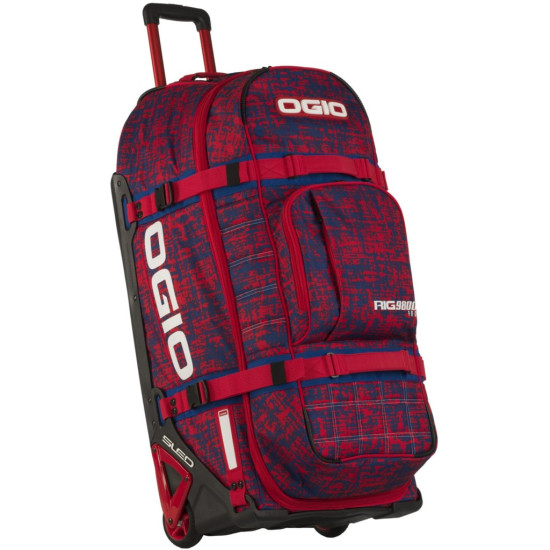 Ogio Rig 9800 Chaos Red Blue Wheeled Kit Bag