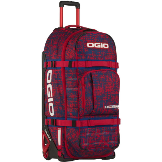 Ogio Rig 9800 Chaos Red Blue Wheeled Kit Bag
