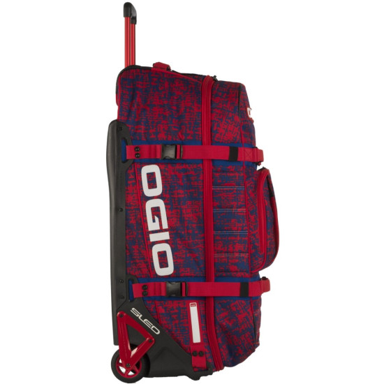 Ogio Rig 9800 Chaos Red Blue Wheeled Kit Bag £249.99 Motorcycle Luggage - SKU UOB10032401 from RaceLeathers Motorcycle Clothing