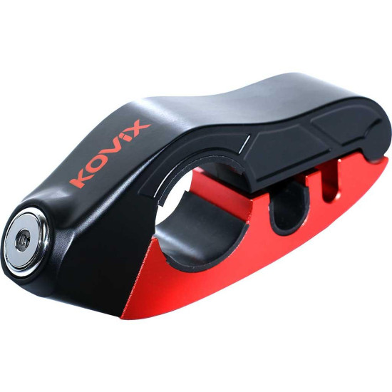 Kovix Kds Alarmed Brake Lever Lock Red £99.99 Security - SKU KOVKDSC009 from RaceLeathers Motorcycle Clothing