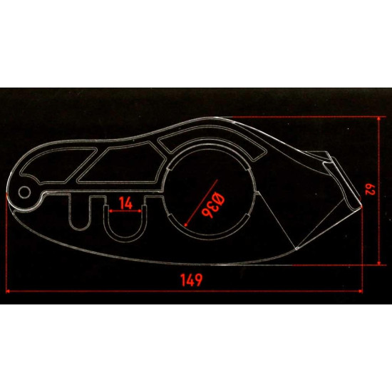 Kovix Kds Alarmed Brake Lever Lock Red £99.99 Security - SKU KOVKDSC009 from RaceLeathers Motorcycle Clothing