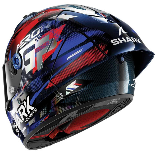 Shark Aeron Zarco GP Replica De France Blue Red Black £740.99 Full Face Helmets - SKU 200/HE0150E/DBU1 from RaceLeathers Motorcycle Clothing