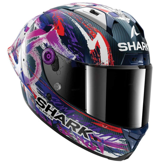 Shark Aeron-GP FIM Zarco Signature Black Red Violet