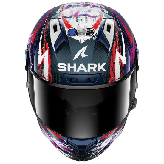 Shark Aeron-GP FIM Zarco Signature Black Red Violet £949.99 Full Face Helmets - SKU 200/HE1052E/DWV1 from RaceLeathers Motorcycle Clothing