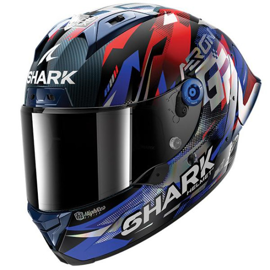 Shark Aeron-GP FIM Zarco Victory Blue Red Black £949.99 Full Face Helmets - SKU 200/HE1054E/DBU1 from RaceLeathers Motorcycle Clothing