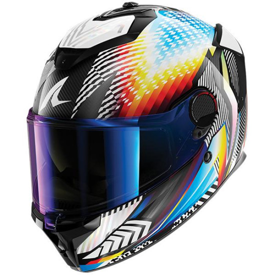 Shark Spartan GT Pro Carbon Sthyr Black White Rainbow