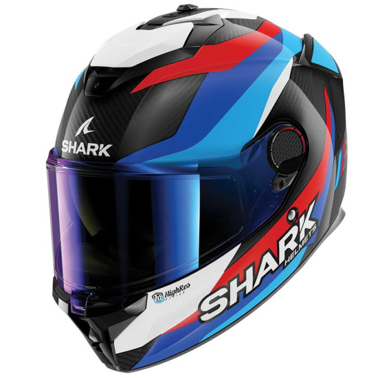 Shark Spartan GT Pro Carbon Guintoli Black Blue Red
