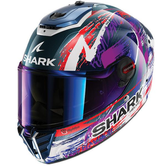 Shark Spartan RS Carbon Zarco Signature Black White Violet Red