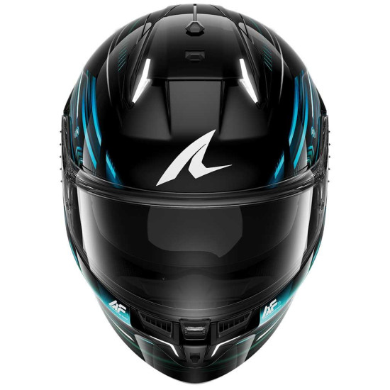 Shark Skwal I3 Light-Blur Black Blue Green £294.49 Full Face Helmets - SKU 210/HE0831E/KBG1 from RaceLeathers Motorcycle Clothing