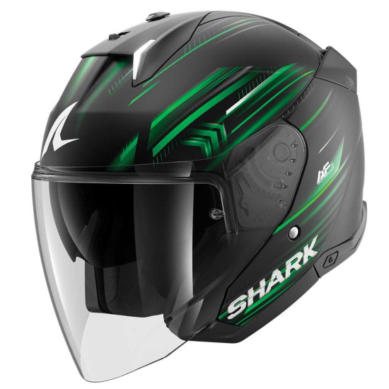 Shark Skwal I3 Jet Light-Blur Black Green