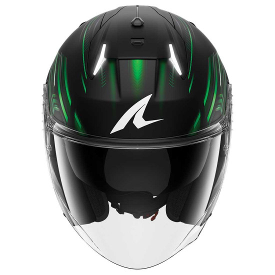 Shark Skwal I3 Jet Light-Blur Black Green £284.99 Full Face Helmets - SKU 235/HE3515E/KGW1 from RaceLeathers Motorcycle Clothing