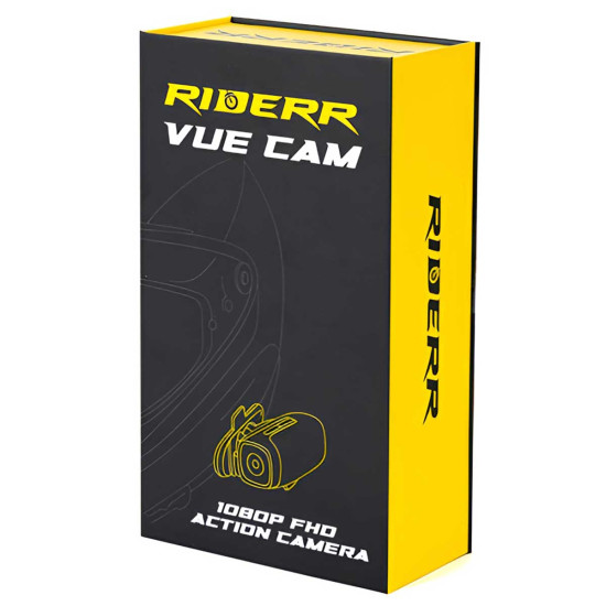 RiderR Vue HD Action Camera Black 1080p £89.99 Action Cameras - SKU 950/RR103 from RaceLeathers Motorcycle Clothing