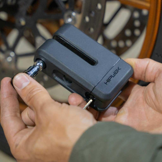 Hiplok MDX Disc Lock High Security £89.99 Security - SKU 350/MDX1AB from RaceLeathers Motorcycle Clothing