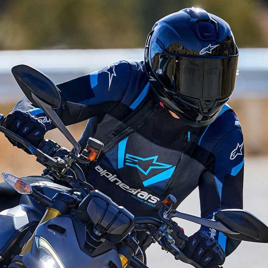 Alpinestars T-Stunt Air Jacket Black Dark Blue Blithe Blue